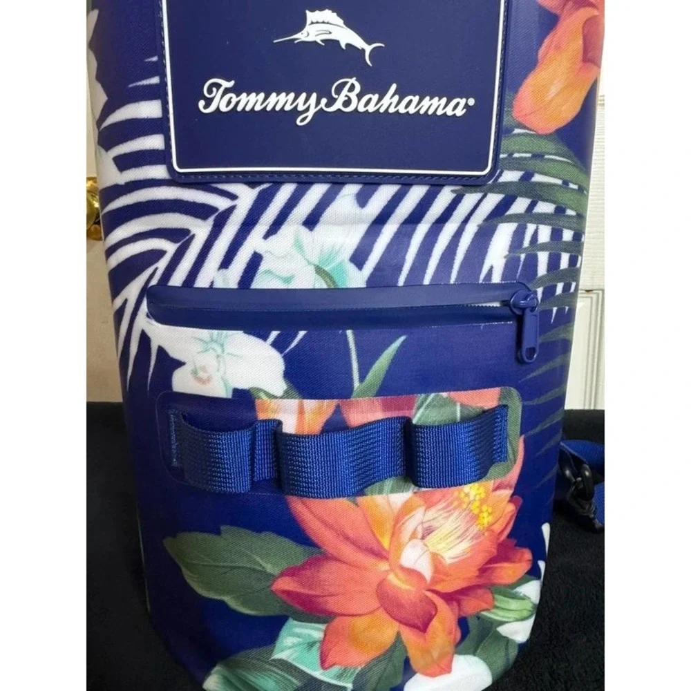 Tommy Bahama 20L Waterproof Dry Bag Tropical Floral Navy Blue 1872235 NWT